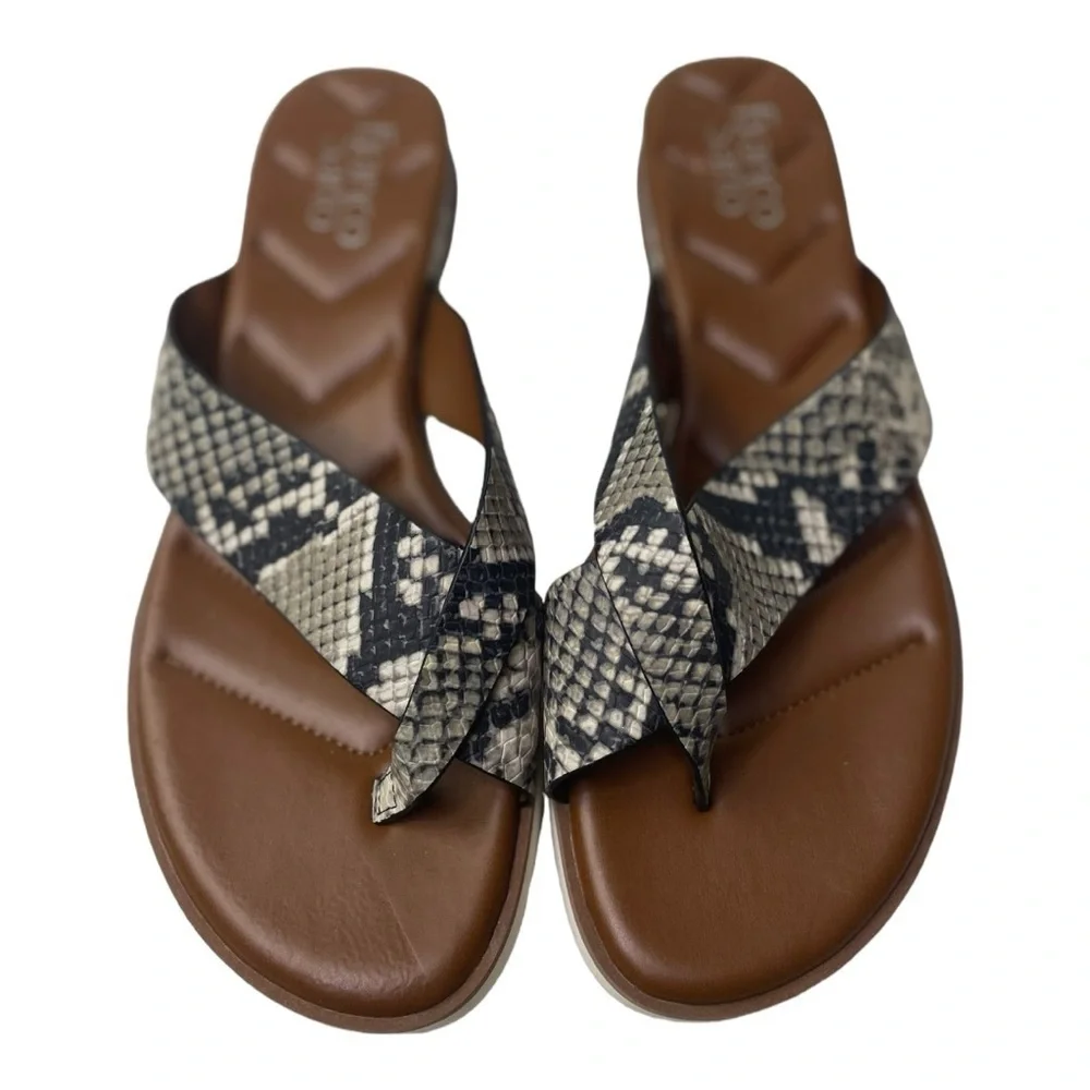 Franco Sarto Darious Women’s Faux Snakeskin Sandals